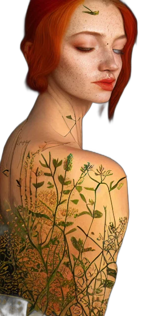 jewelry, dress, crown, face, photorealistic, fantasy art, concept art, watercolor transparent PNG cut-out