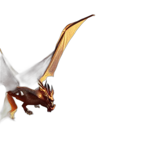 dragon, creature, animal, staff, concept art, fantasy art, 3d render, photorealistic transparent PNG cut-out