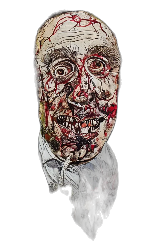 mask, face, shoes, bottle, photorealistic, concept art, comic book art, artwork transparent PNG cut-out