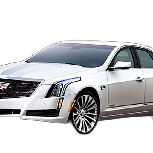 car, photorealistic, 3d render, concept art, cadillac, style, piet, mondrian transparent PNG cut-out