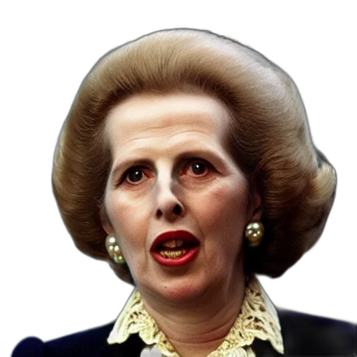 crown, face, photorealistic, jewish, margaret, thatcher transparent PNG cut-out