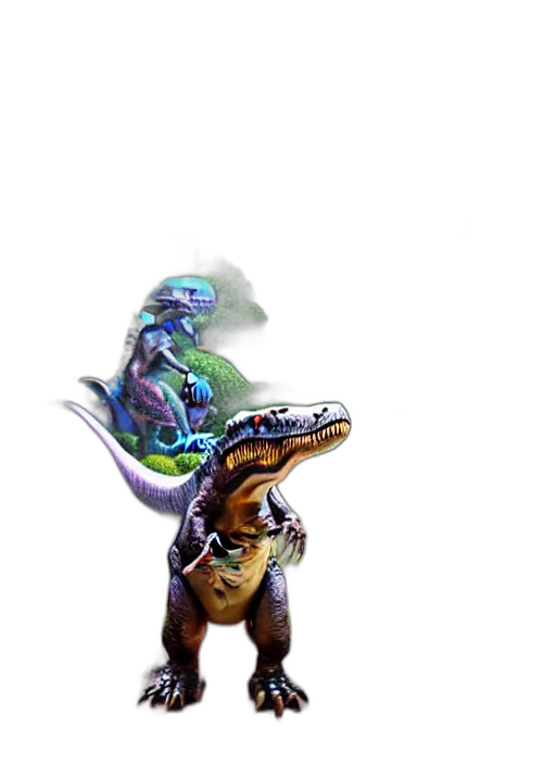 dragon, creature, animal, staff transparent PNG cut-out