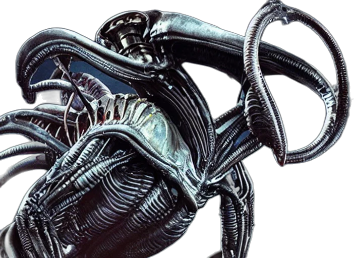 creature, concept art, outer space, film transparent PNG cut-out
