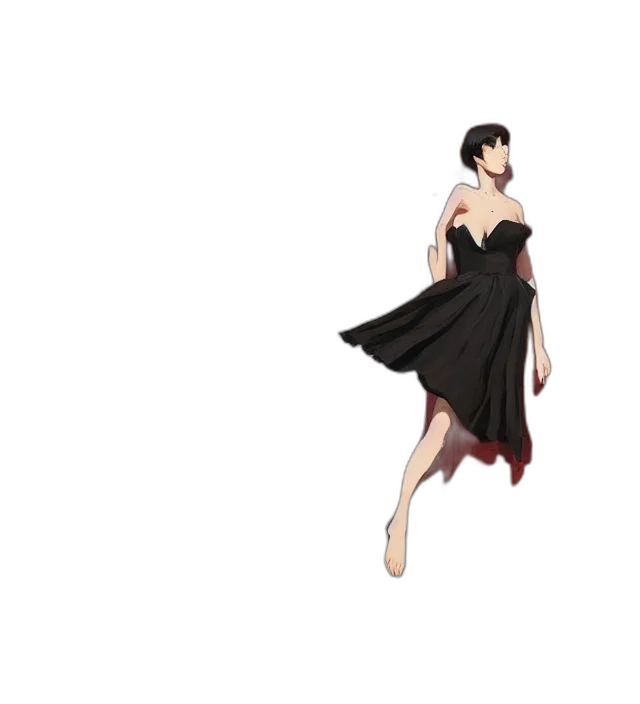 dress, concept art, 3d render, pixel art transparent PNG cut-out
