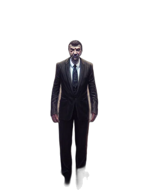 staff, jacket, face, mask transparent PNG cut-out
