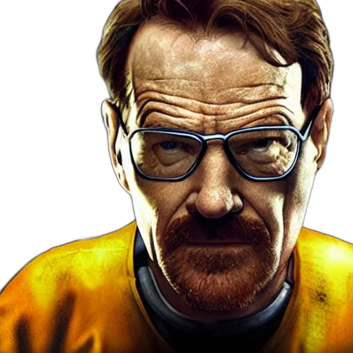 face, photorealistic, comic book art, concept art, cartoon, bryan, cranston, gordon transparent PNG cut-out