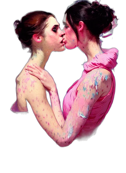 dress, oil painting, watercolor, photorealistic transparent PNG cut-out