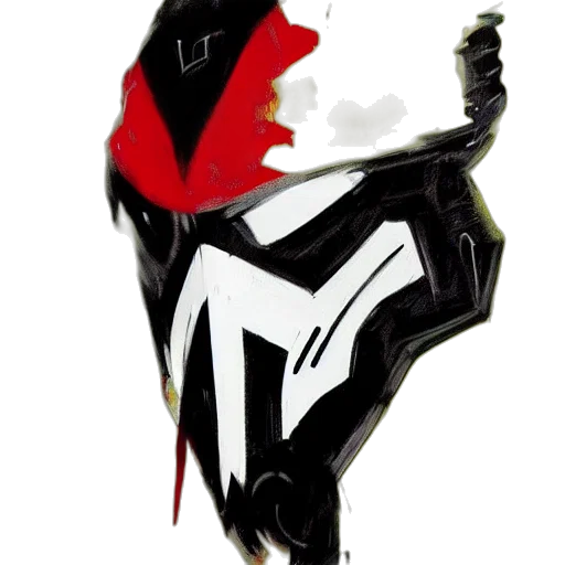 mask, jacket, weapon, robot transparent PNG cut-out