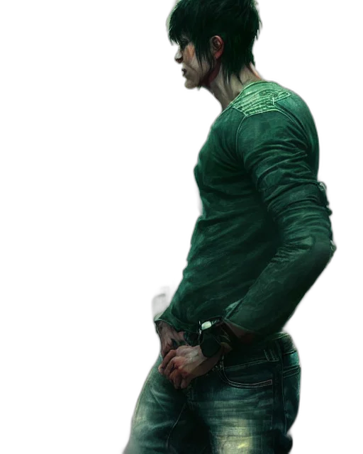 jacket, staff, dragon, weapon transparent PNG cut-out
