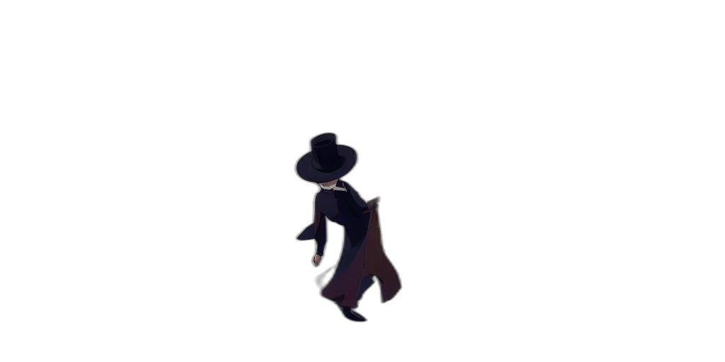 hat, staff, robot, jacket transparent PNG cut-out