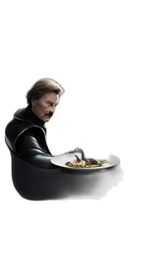 food, furniture, creature, concept art, 3d render, photorealistic, comic book art, outer space transparent PNG cut-out