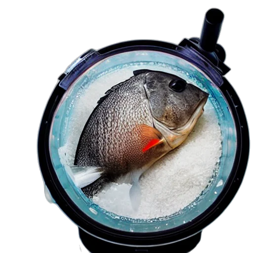 jewelry, photorealistic, fish, swimming, food, processor, high, detail transparent PNG cut-out