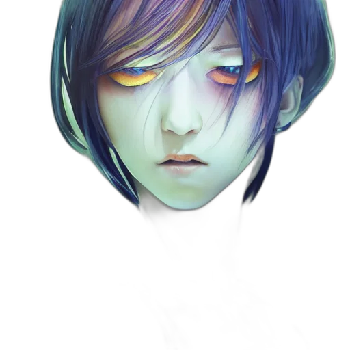 face, mask, creature, robot transparent PNG cut-out