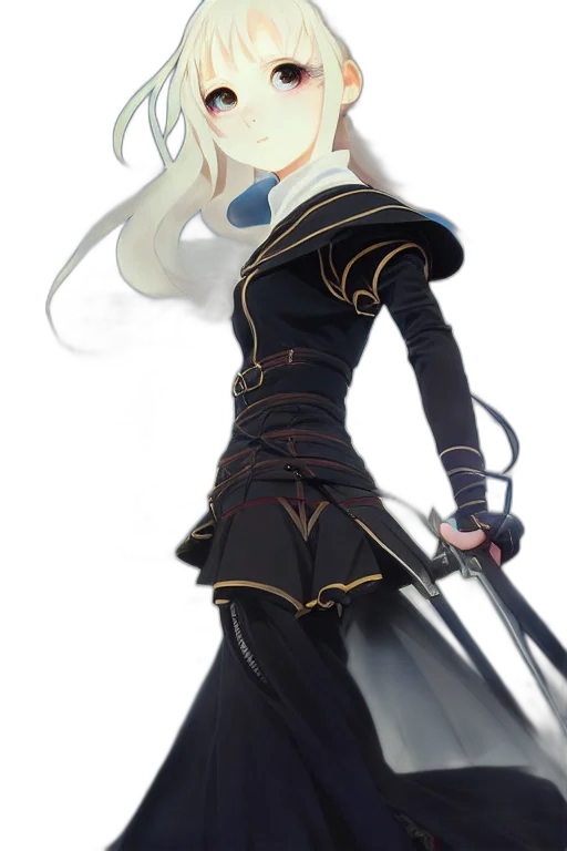 staff, sword, weapon, dress transparent PNG cut-out