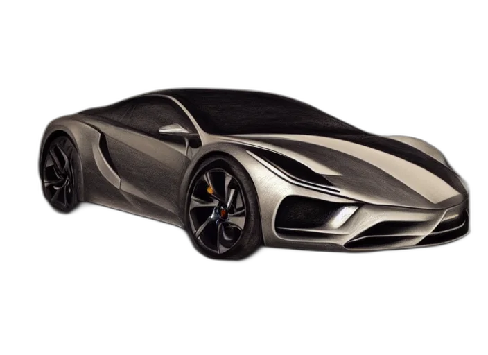car, 3d render, photorealistic, concept art, concept, non, coloring, pencil transparent PNG cut-out