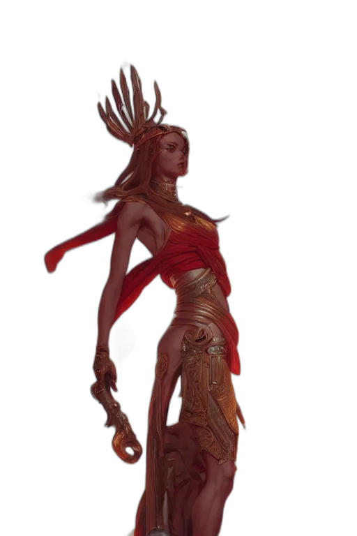 staff, creature, concept art, fantasy art transparent PNG cut-out