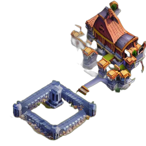 building, jewelry, furniture, 3d render, concept art, pixel art, town, hall transparent PNG cut-out
