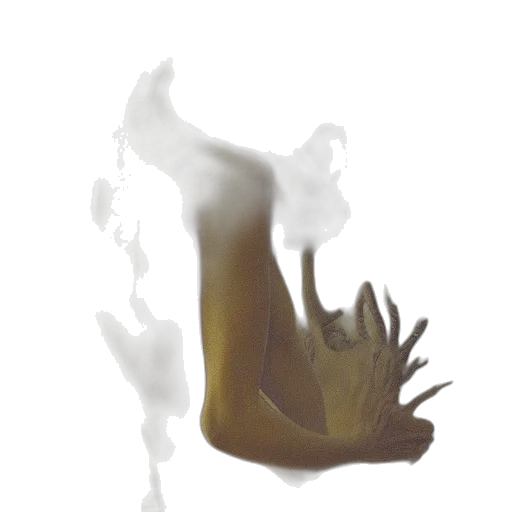 creature, mask, dragon, flower transparent PNG cut-out