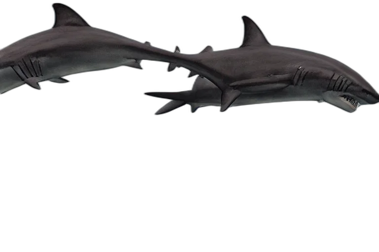 weapon, animal, creature, 3d render, concept art, shark, blimp, steampunk transparent PNG cut-out