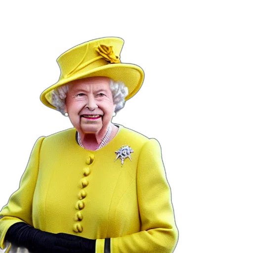 crown, hat, dress, staff transparent PNG cut-out