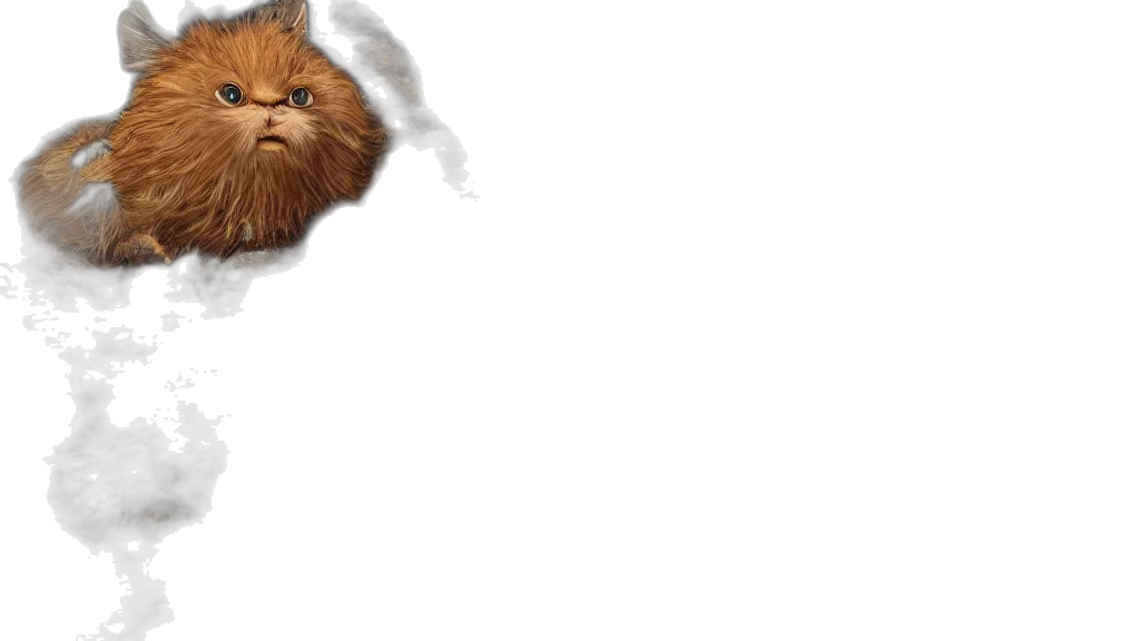 creature, animal, hair, face, photorealistic, 3d render, concept art, pixel art transparent PNG cut-out