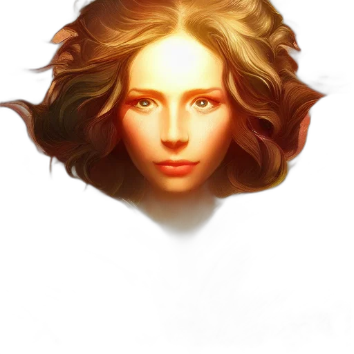 face, hair, crown, mask transparent PNG cut-out