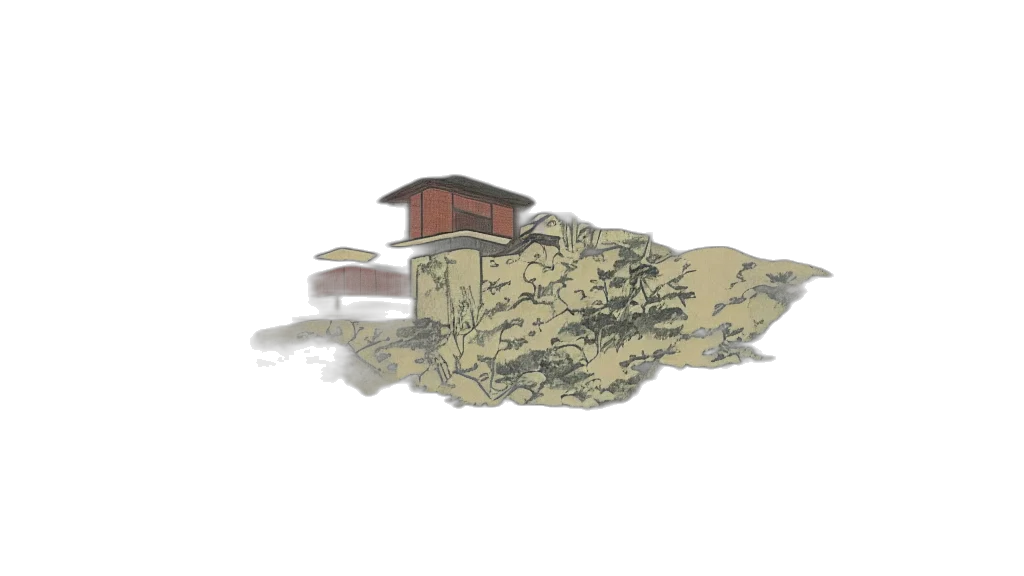 building, umbrella, face, furniture, concept art, 3d render, photorealistic, pixel art transparent PNG cut-out