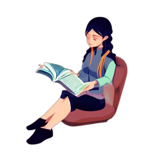 furniture, dress, pixel art, concept art, watercolor, cartoon, blue, pastel transparent PNG cut-out