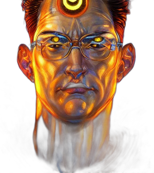 face, mask, staff, robot transparent PNG cut-out