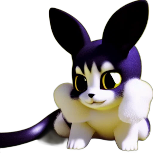 animal, creature, staff, hat, 3d render, concept art, pixel art, photorealistic transparent PNG cut-out