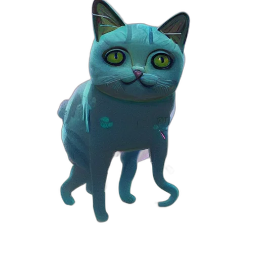 creature, animal, staff, robot, 3d render, concept art, pixel art, fantasy art transparent PNG cut-out