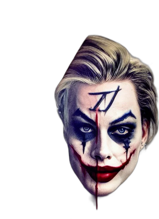 face, mask, photorealistic, comic book art, concept art, cartoon, beautiful, margot transparent PNG cut-out