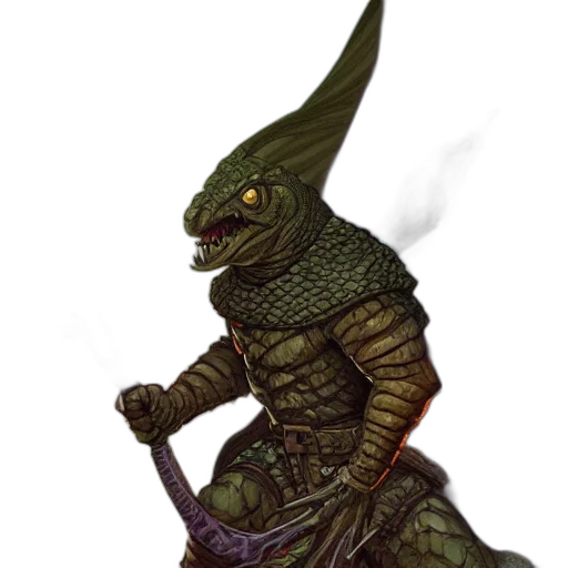 dragon, staff, creature, sword transparent PNG cut-out