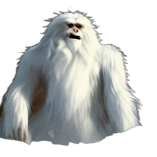 creature, animal, hair, face, concept art, 3d render, photorealistic, fantasy art transparent PNG cut-out