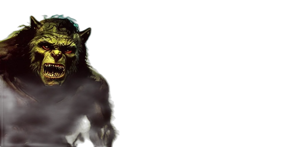 creature, animal, mask, staff transparent PNG cut-out