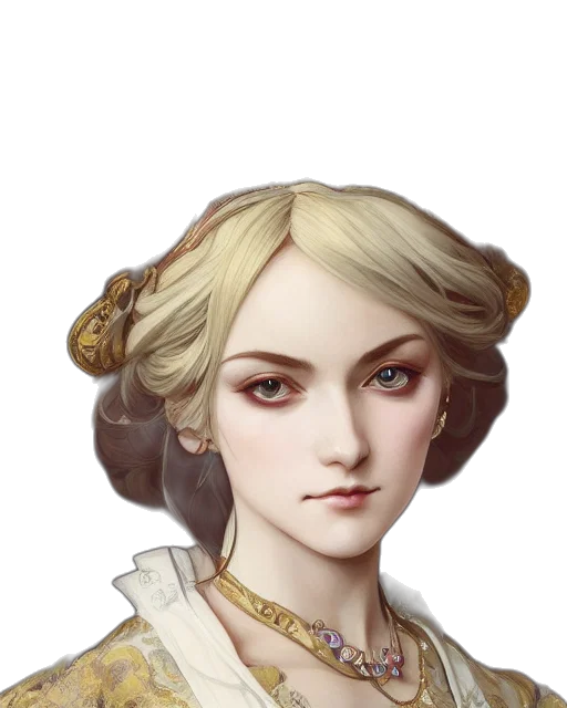 crown, face, staff, jewelry, fantasy art, concept art, photorealistic, pixel art transparent PNG cut-out