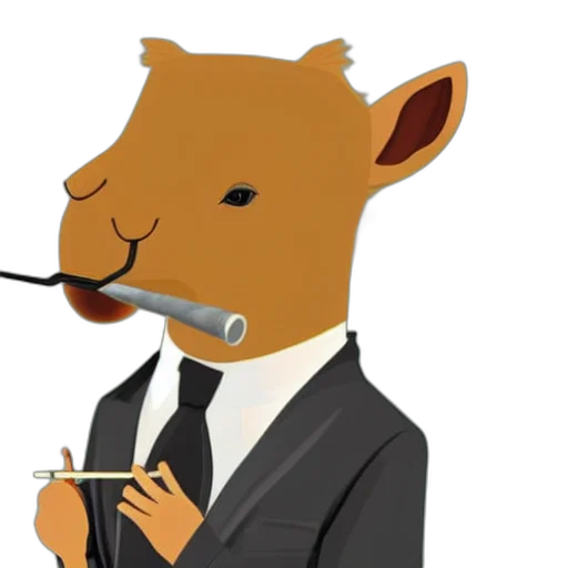 staff, animal, cartoon, concept art transparent PNG cut-out