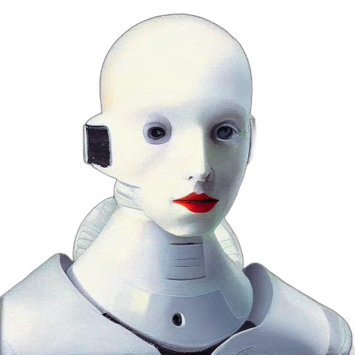 robot, mask, face, staff transparent PNG cut-out
