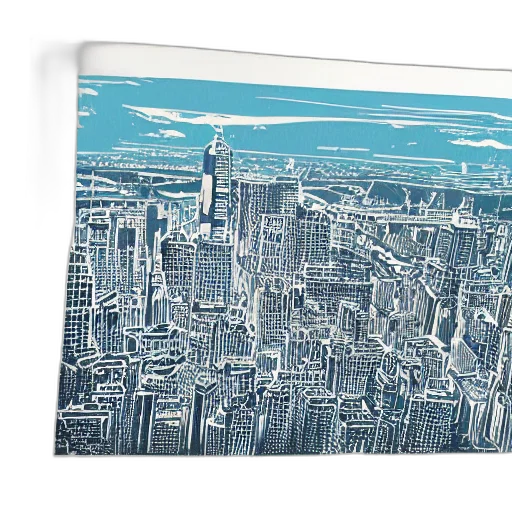 concept art, photorealistic, comic book art, city street, blue, serigraphy, art, depicting transparent PNG cut-out