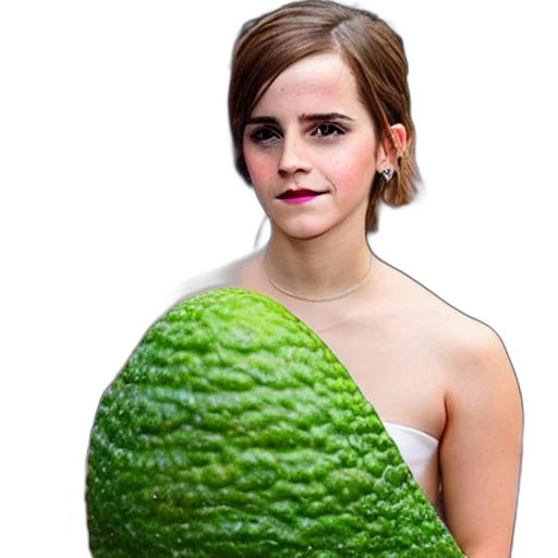 dress, food, creature, face, photorealistic, concept art, emma, watson transparent PNG cut-out