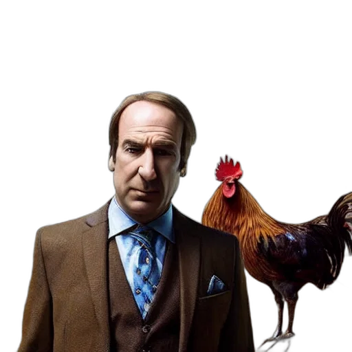 animal, saul, goodman, rooster, medieval, torture, chamber, scary transparent PNG cut-out