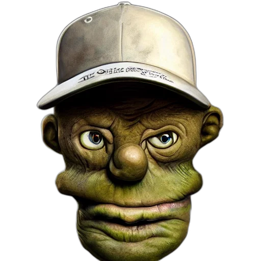 face, hat, mask, staff transparent PNG cut-out