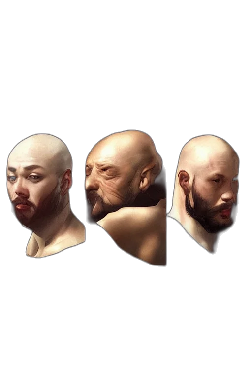 face, mask, creature, photorealistic, concept art, 3d render, oil painting, pastel transparent PNG cut-out