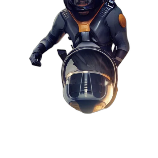 mask, robot, staff, creature, concept art, 3d render, fantasy art, pixel art transparent PNG cut-out