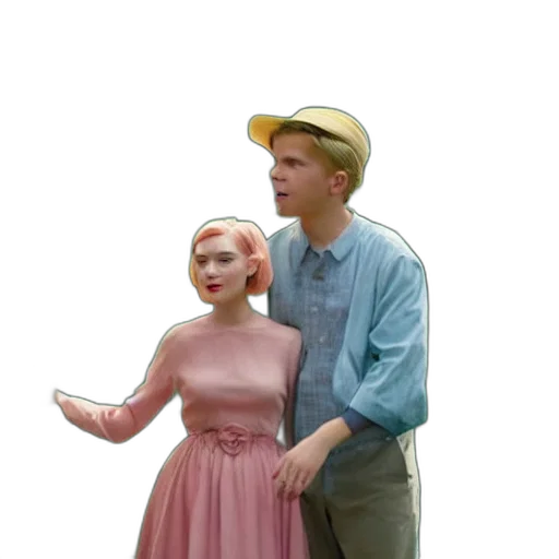 hat, dress, jacket, 3d render, concept art, vaporwave, photorealistic, underwater transparent PNG cut-out
