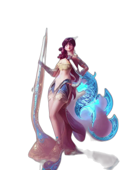 dragon, staff, sword, fantasy art transparent PNG cut-out