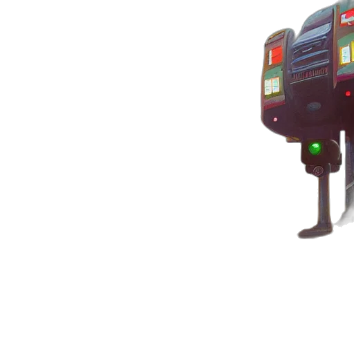 robot, staff, car, weapon, 3d render, concept art, pixel art, cyberpunk transparent PNG cut-out
