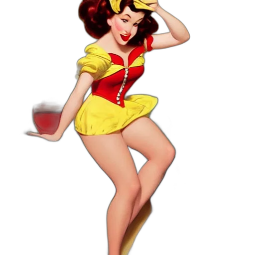 dress, comic book art, cartoon, concept art transparent PNG cut-out