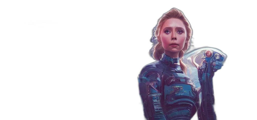 robot, dress, face, jacket transparent PNG cut-out
