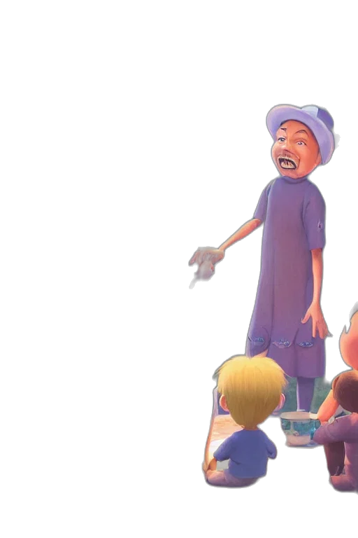 staff, dress, concept art, 3d render transparent PNG cut-out